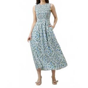 NEW SUGARLIPS cece midi dress in blue